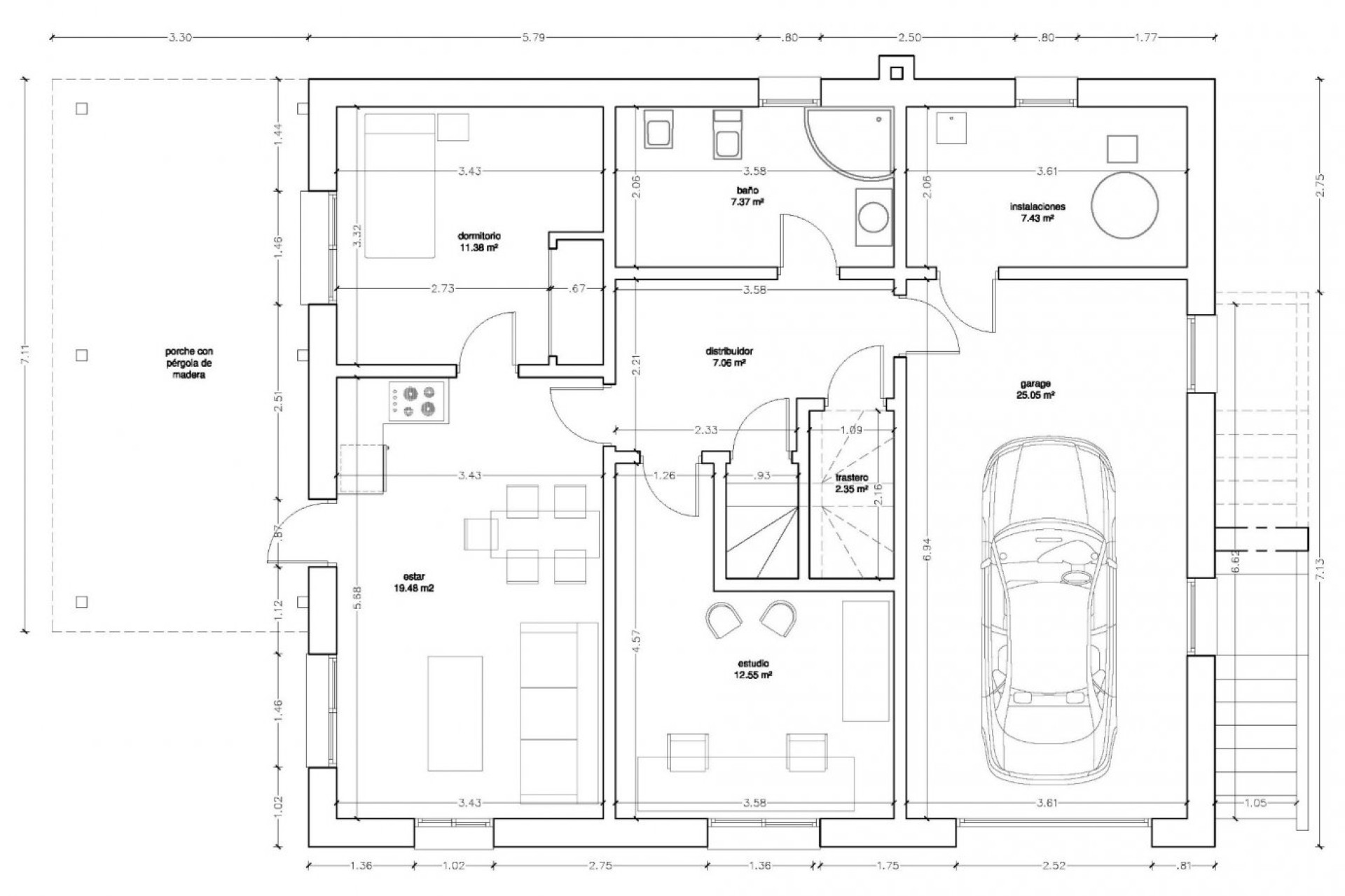 Revente - Casa con terreno - Alsodux - ALMERIA