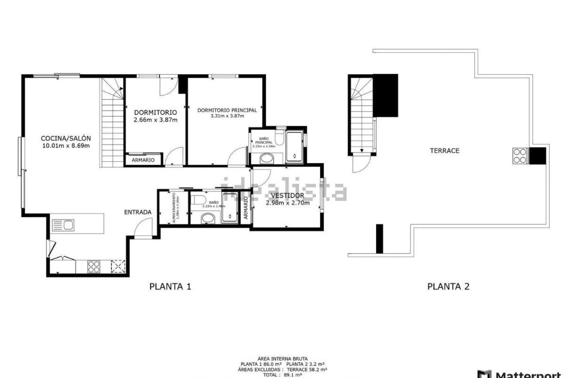 Revente - Penthouse -  Dúplex - Alicante - Pau V
