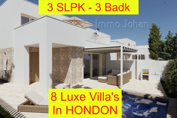 Villa - Nouvelle construction - Hondón de las Nieves - Hondón de las Nieves