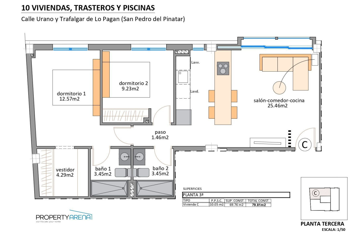 New Build - Apartment  - lo pagán (san pedro del pinatar)