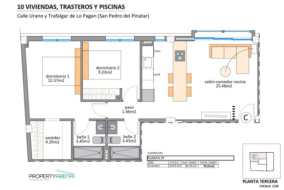 New Build - Apartment  - lo pagán (san pedro del pinatar)
