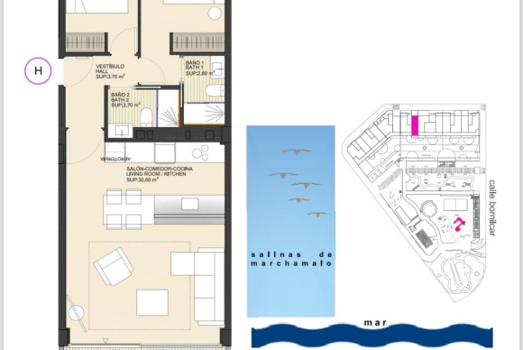 Revente - Appartement - La Manga