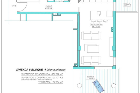 Nieuwbouw - Appartement  - Torre-Pacheco