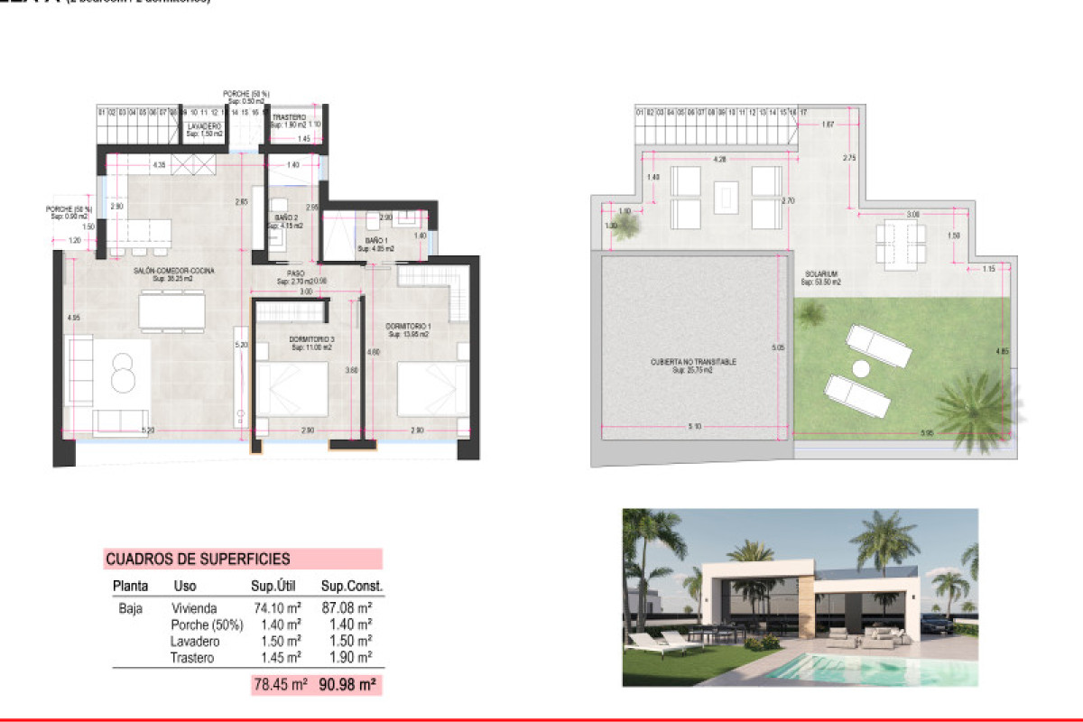 Obra nueva - Villa - Alhama de Murcia