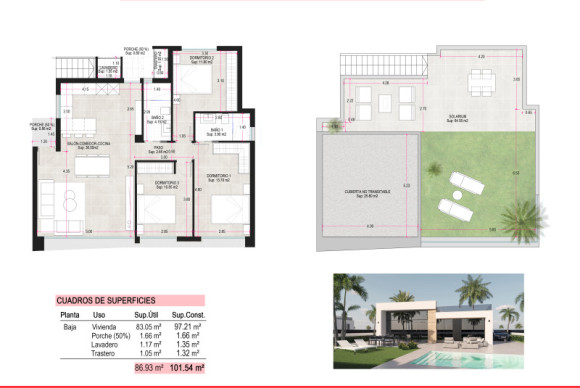 Obra nueva - Villa - Alhama de Murcia