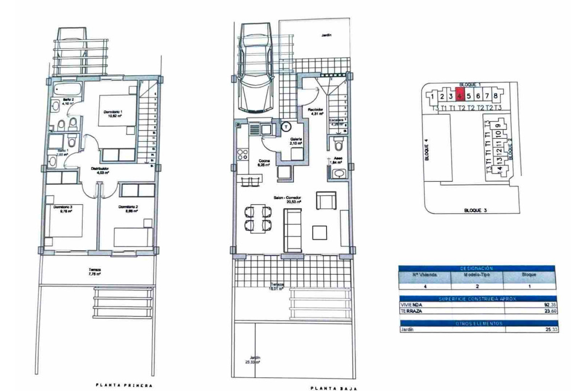Revente - Maison de ville - Ciudad Quesada - Lo Marabu