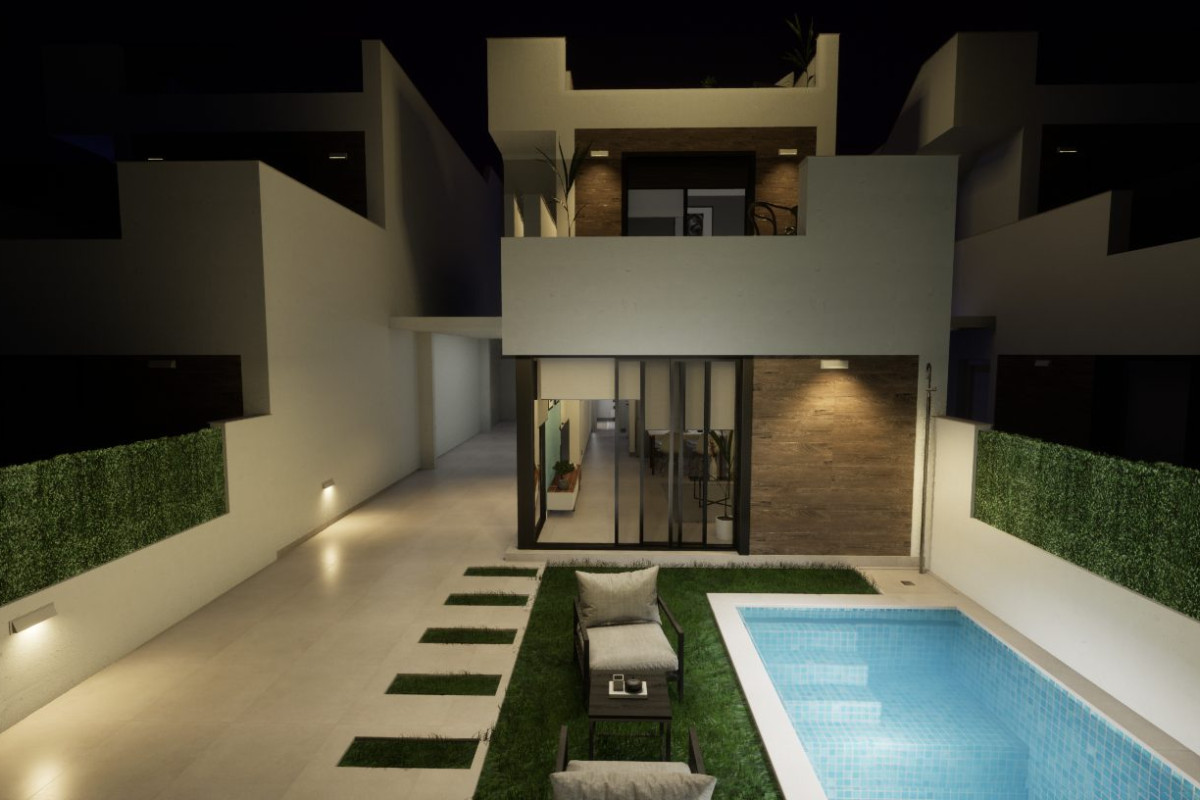 Nieuwbouw - Vrijstaande Villa - Los Alcázares