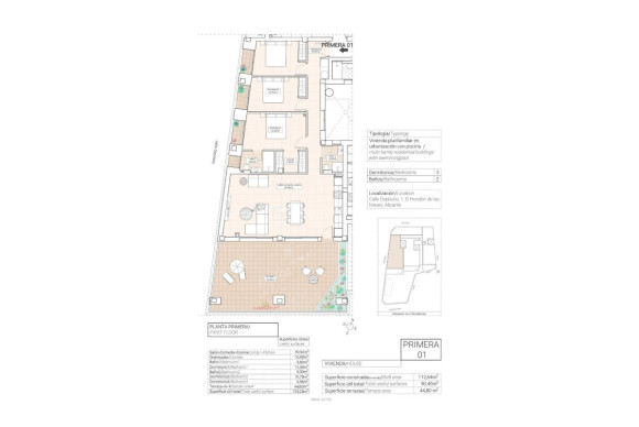 Nouvelle construction - Appartement - Hondón de las Nieves