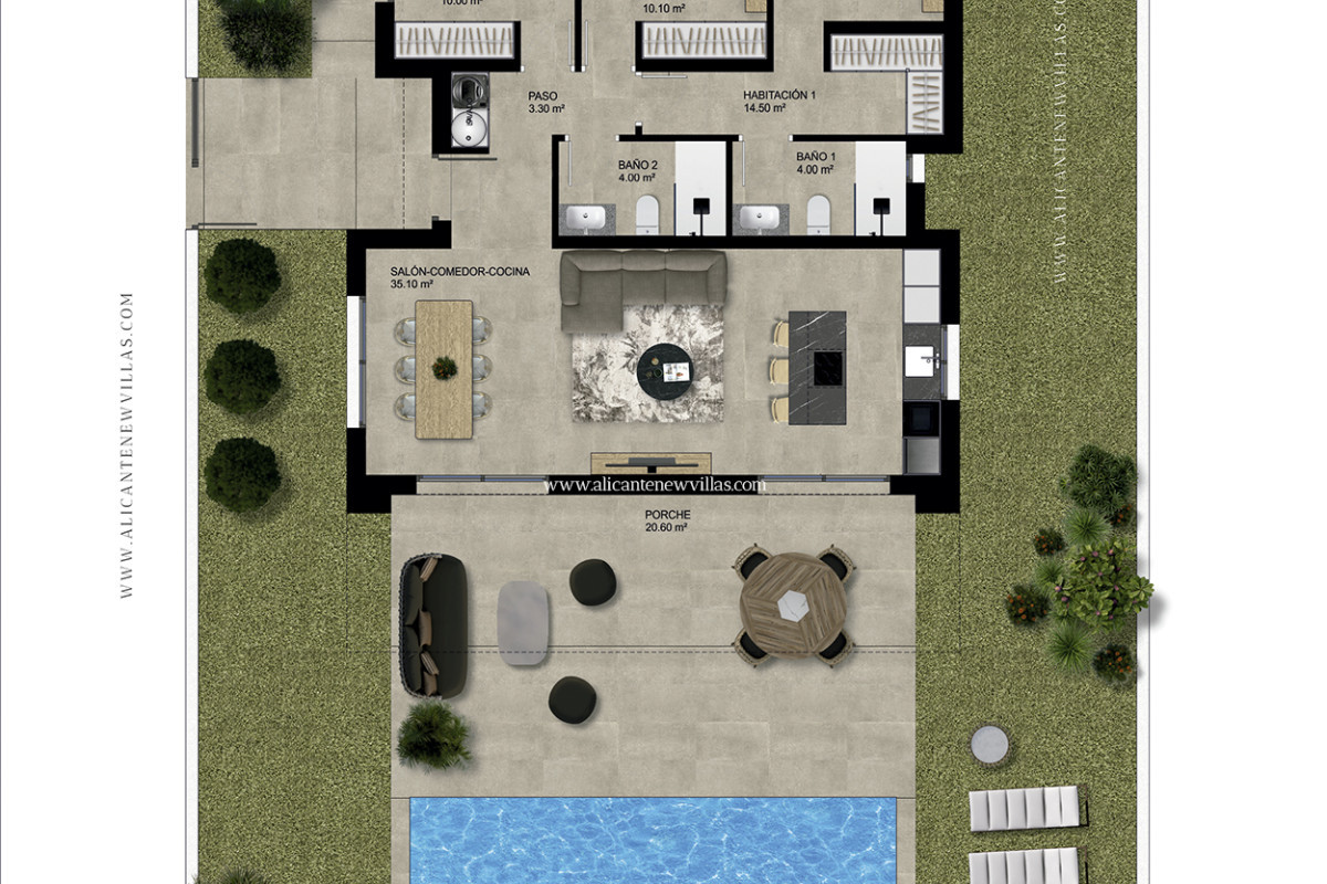 Obra nueva - Villa - Hondón de las Nieves