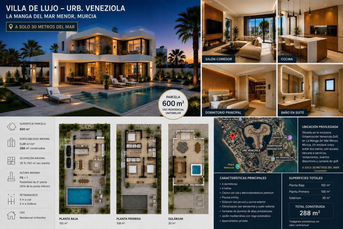 Reventa - Parcela / Terreno - La Manga del Mar Menor