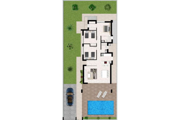 Obra nueva - Villa - Torrevieja - Torreta florida