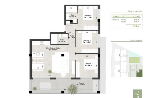 Nieuwbouw - Appartement  - San Pedro del Pinatar - San Pedro de Pinatar