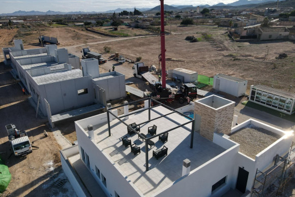 Obra nueva - Villa de Lujo - Fuente alamo de Murcia - La Pinilla - Las Palas