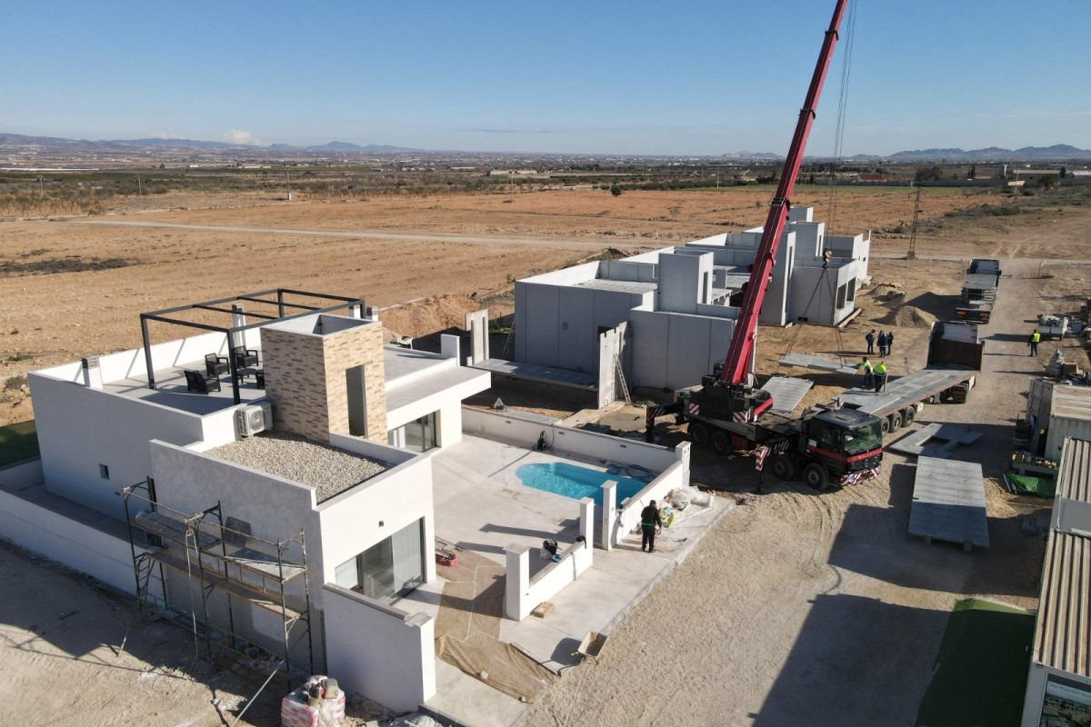 Obra nueva - Villa de Lujo - Fuente alamo de Murcia - La Pinilla - Las Palas