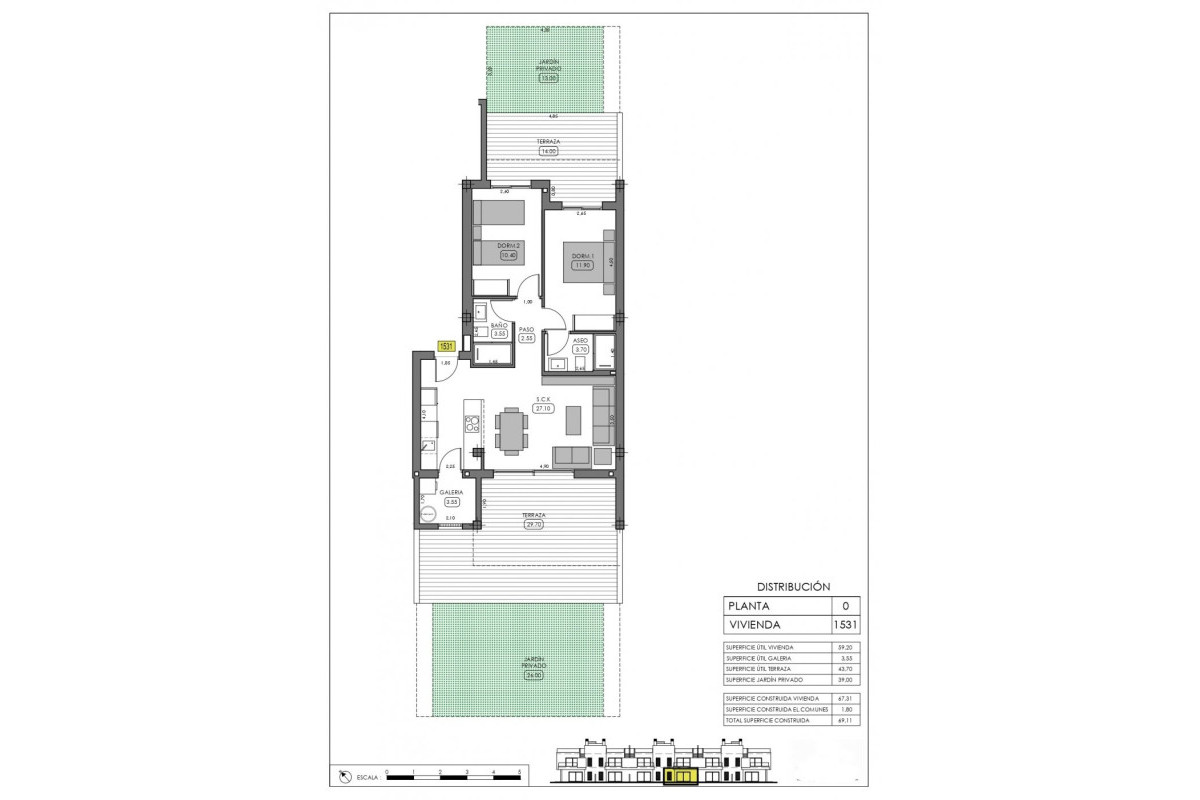 Obra nueva - Apartamento / piso - Algorfa - La Finca Golf