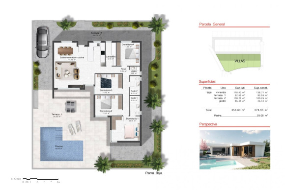 Nieuwbouw - Villa - BAÑOS Y MENDIGO - Altaona golf and country village