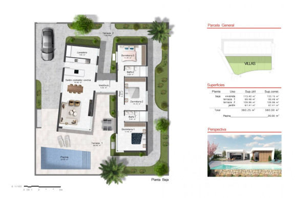 Obra nueva - Villa - BAÑOS Y MENDIGO - Altaona golf and country village