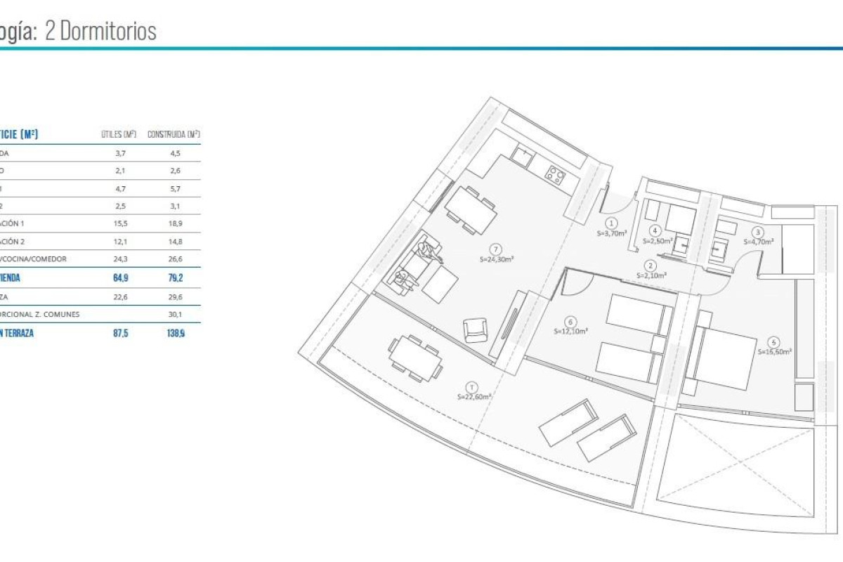 Herverkoop - Appartement  - Benidorm - Poniente