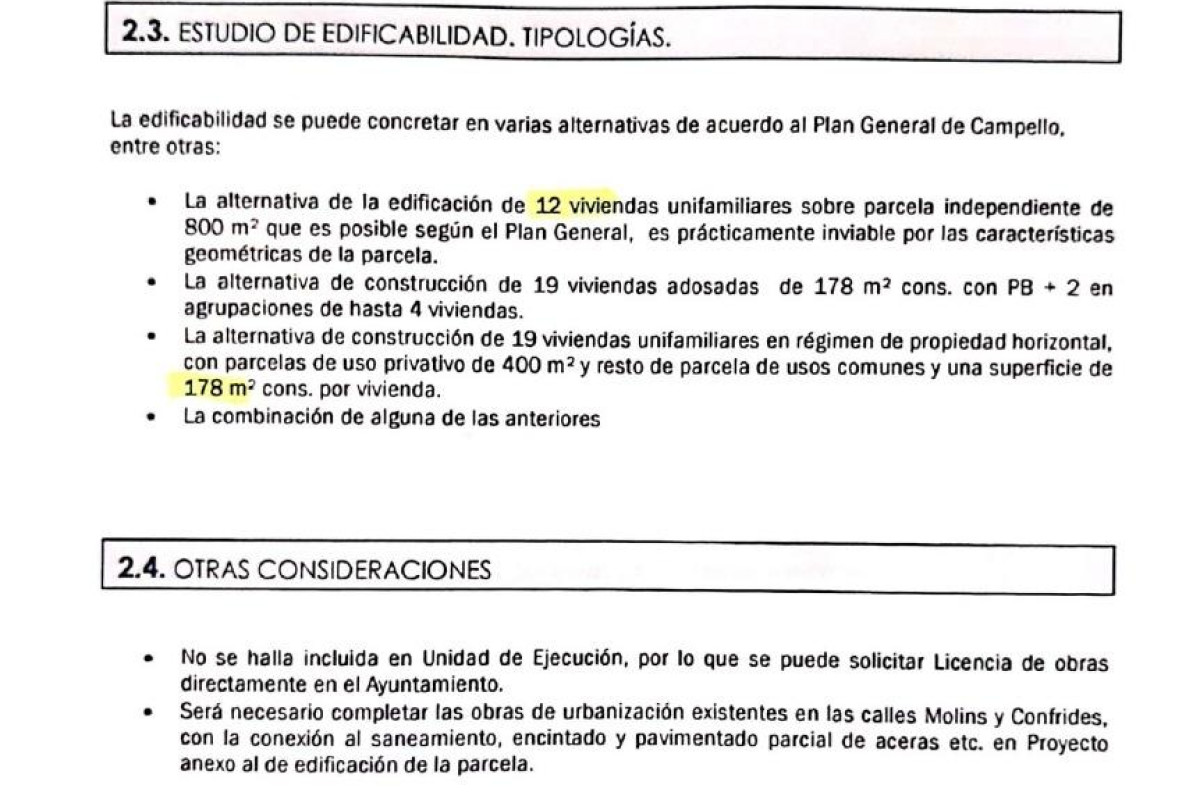 Herverkoop - Bouwgrond - El Campello - Pueblo Acantilado - Lanuza