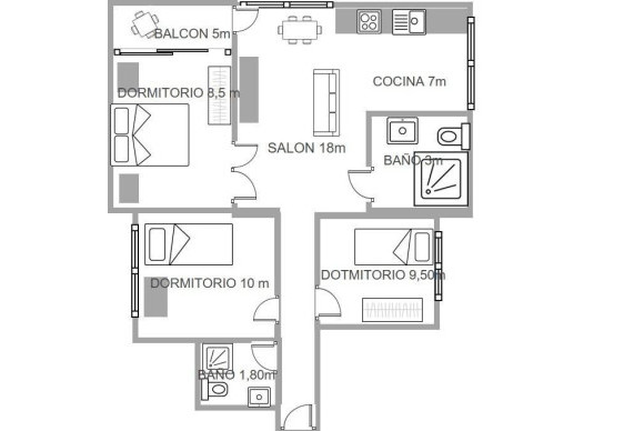 Herverkoop - Appartement  - San Pedro del Pinatar - San Pedro de Pinatar