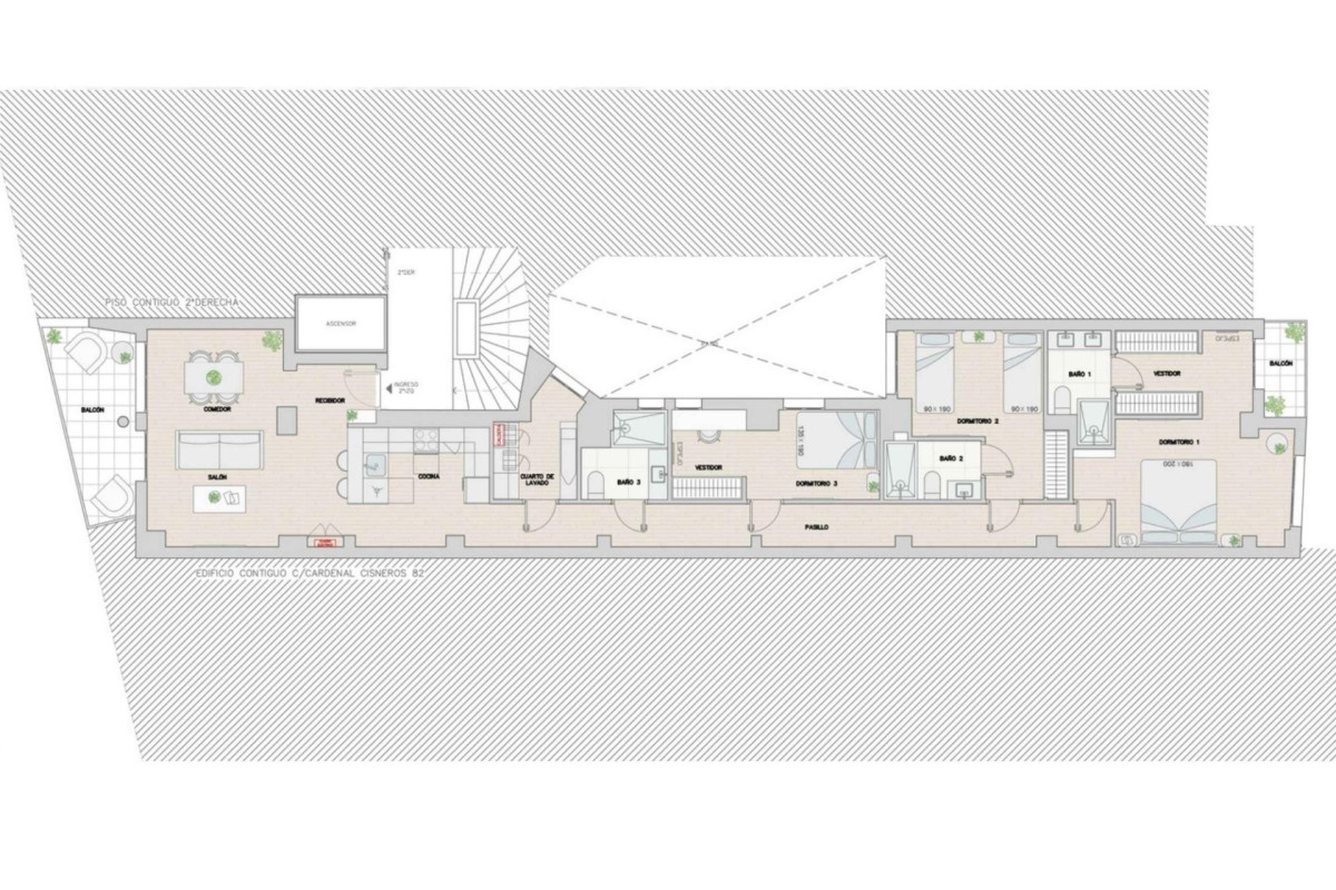 Herverkoop - Appartement  - Madrid - Trafalgar