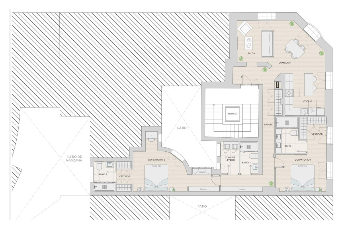 Herverkoop - Appartement  - Madrid - Goya