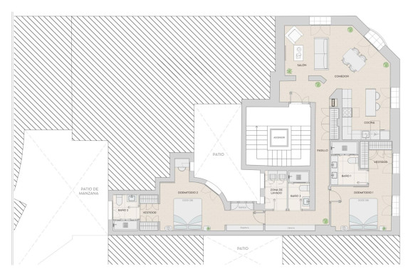 Herverkoop - Appartement  - Madrid - Goya