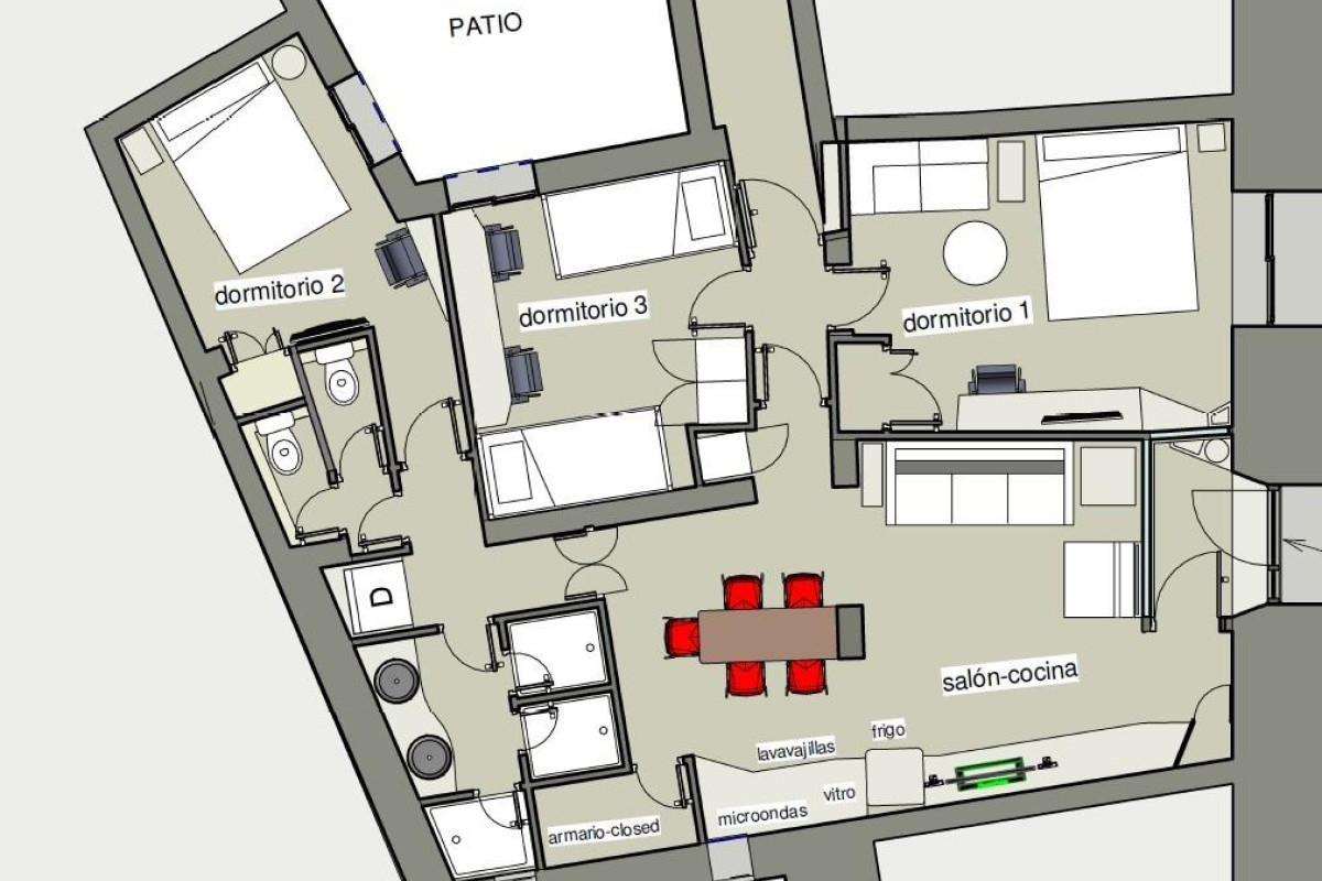 Herverkoop - Appartement  - Madrid - Malasaña