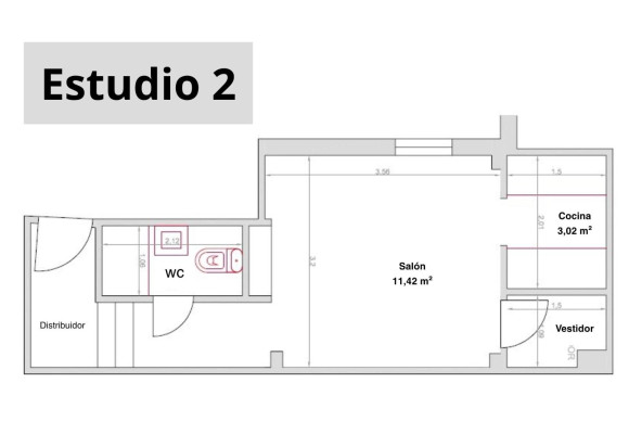 Herverkoop - Appartement  - Madrid - Lavapiés-Embajadores