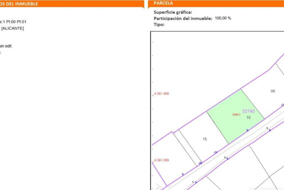 Herverkoop - Terrein - El Campello - Pueblo Acantilado-Lanuza