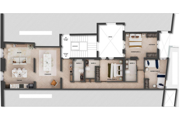 Herverkoop - Appartement  - Madrid - Malasaña-Universidad