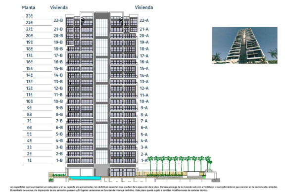 Nieuwbouw - Apartamentos - Benidorm - Avenida Ciudad Real s/n