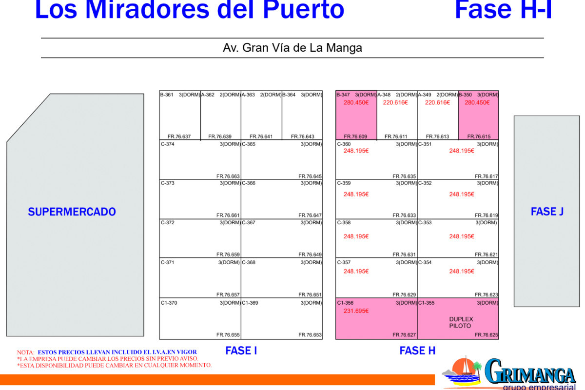 Nieuwbouw - Apartamentos - La Manga del Mar Menor - 30380