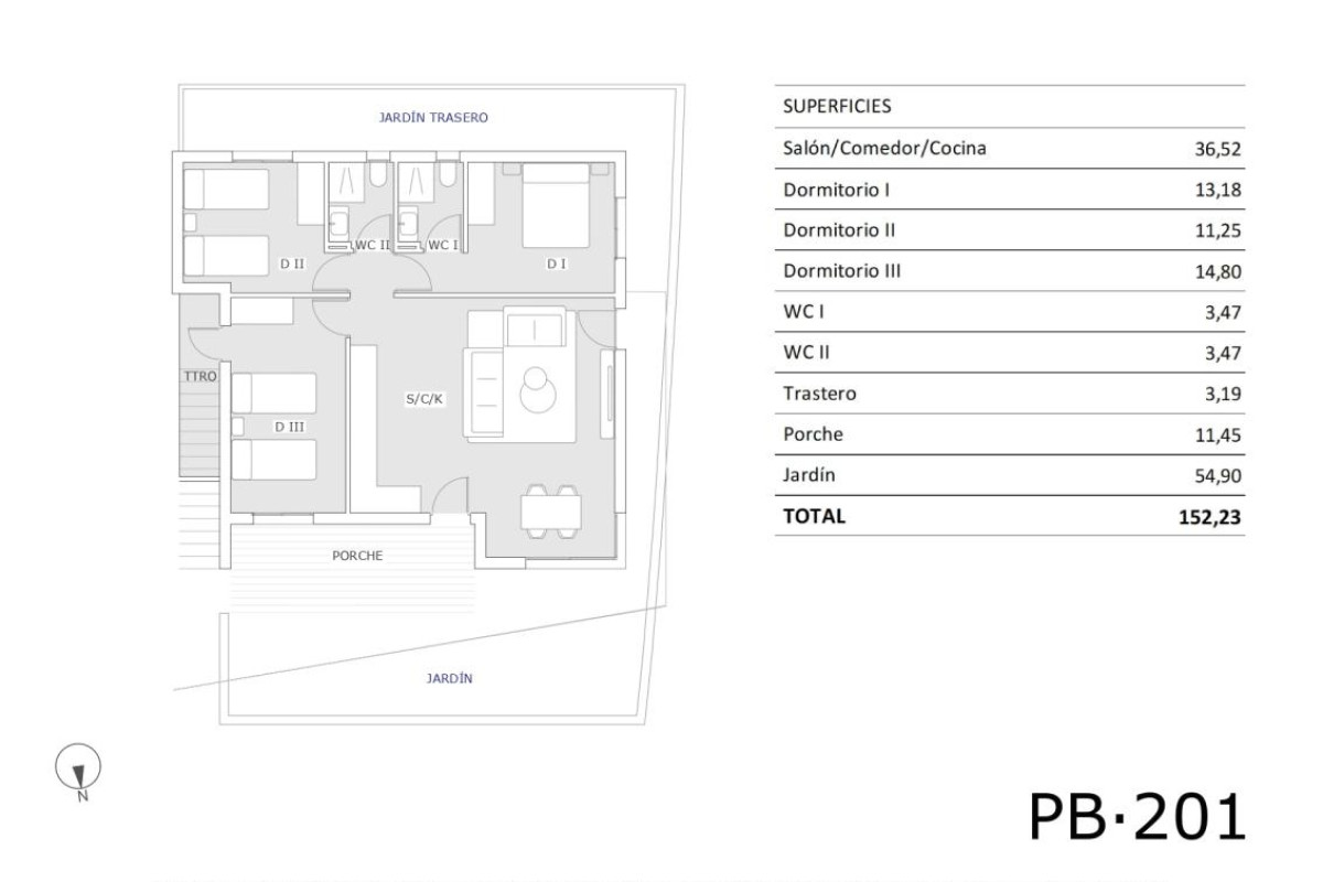 Nieuwbouw - Bungalows - San Miguel de Salinas - 30730