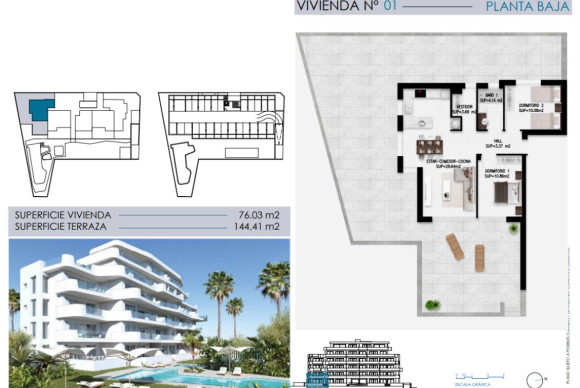 Nouvelle construction - Apartamentos - Pilar de la Horadada - 03191
