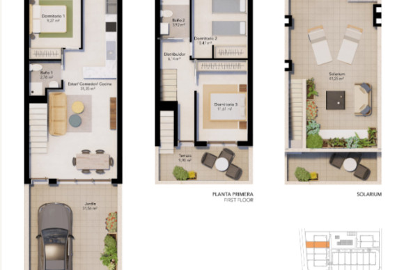 Obra nueva - Adosados - Pilar de la Horadada - 03191