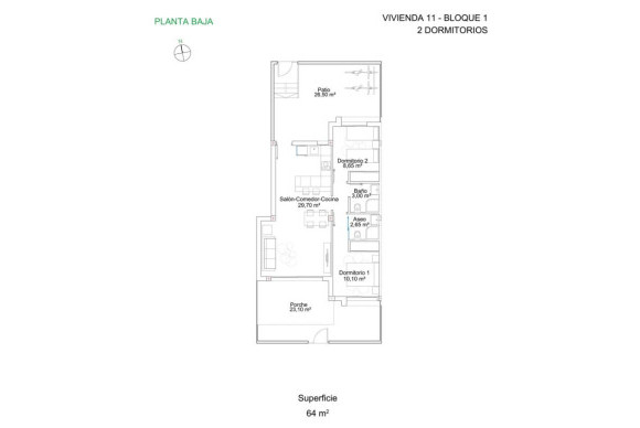 Nouvelle construction - Bajos - Orihuela - 03189