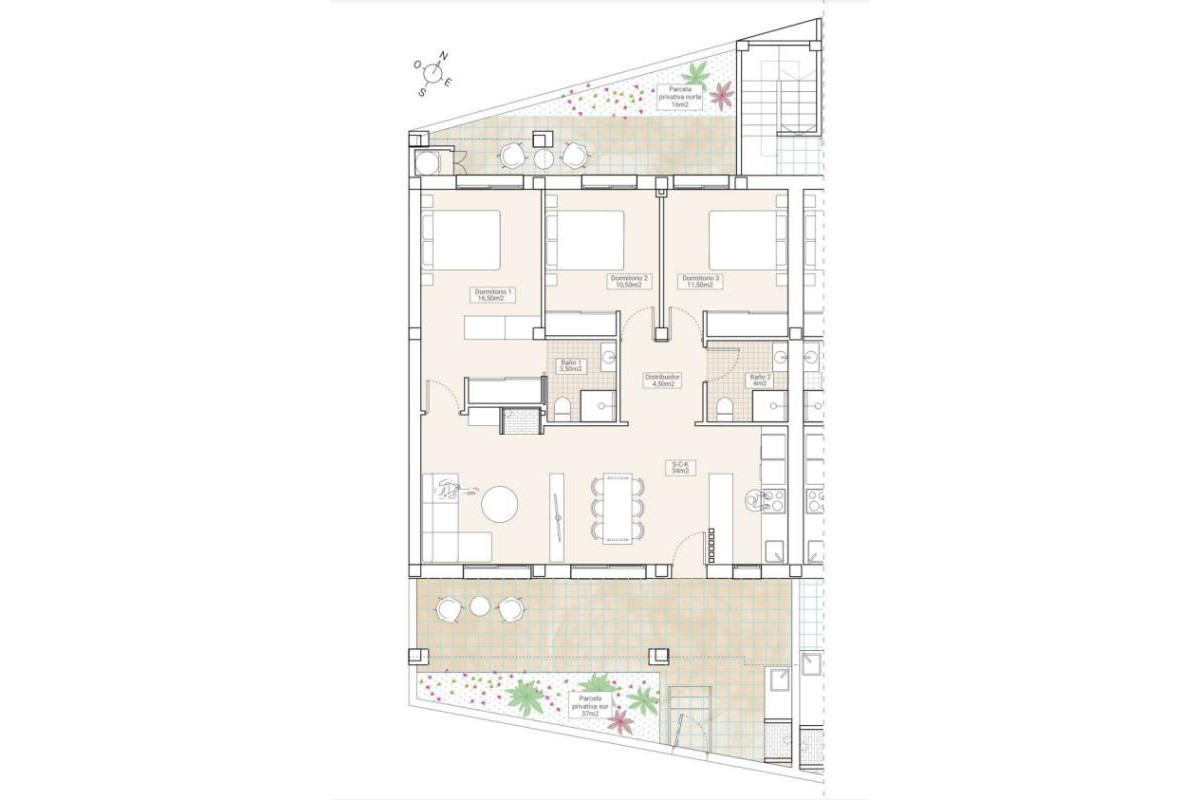 Nouvelle construction - Bungalows - Hondón de las Nieves - 03688