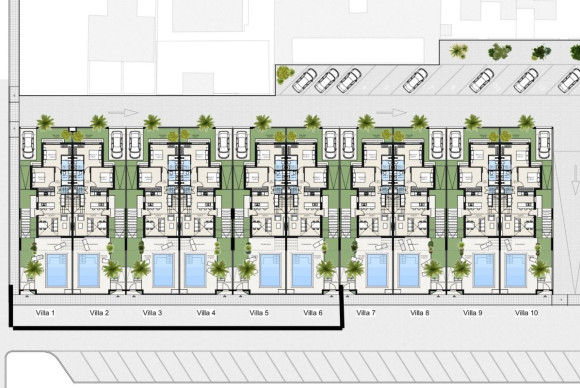 Nieuwbouw - Villas - Los Nietos - 30383