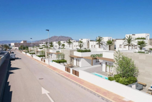 Nieuwbouw - Adosados - Mazarrón - Calle Presbiterio Jesus Garcia s/n