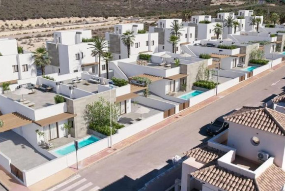 Nieuwbouw - Adosados - Mazarrón - Calle Presbiterio Jesus Garcia s/n