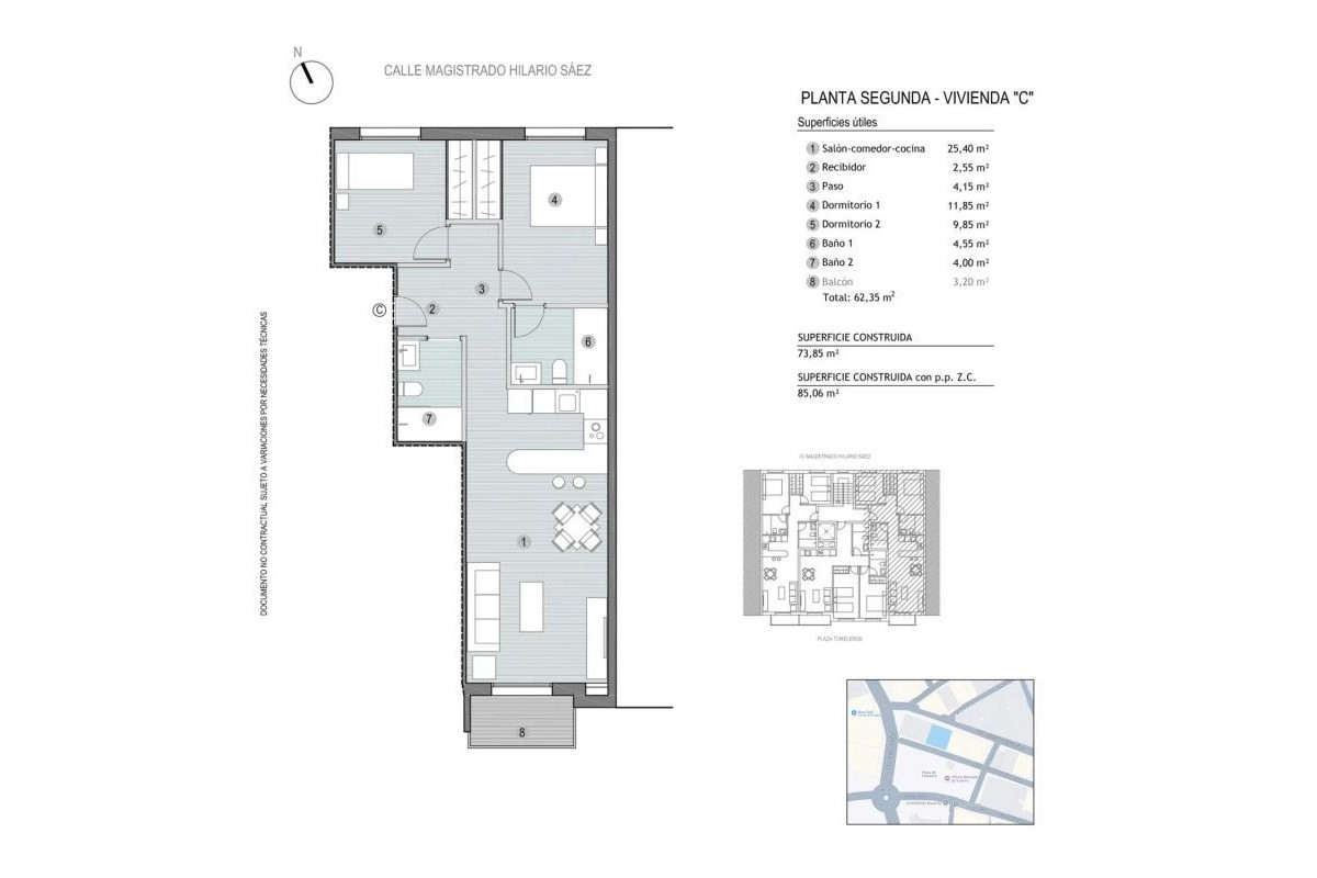 Obra nueva - Áticos - Mazarrón - Calle Juan Sebastián Elcano, 24
