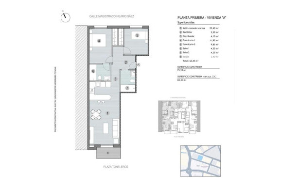 Nieuwbouw - Áticos - Mazarrón - Calle Juan Sebastián Elcano, 24