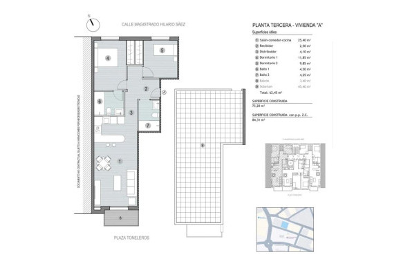 Nieuwbouw - Áticos - Mazarrón - Calle Juan Sebastián Elcano, 24